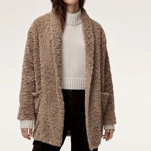 Aritzia Wilfred Free plush jacket